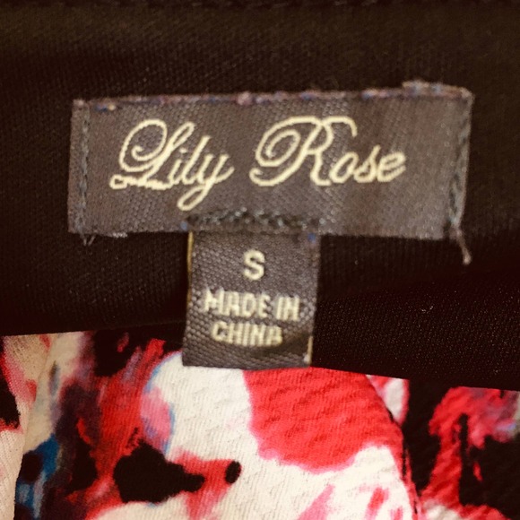 Textured Knit Floral Fit & Flare Dress ~ Lily Rose - Picture 9 of 9